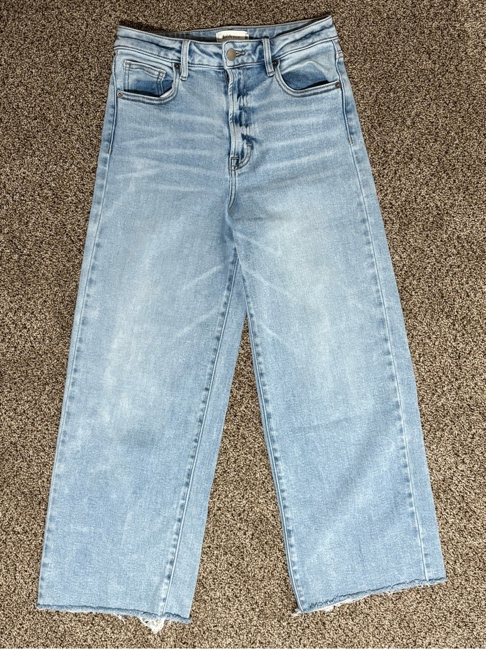 bohme Collette Wide Leg Jeans Light Wash